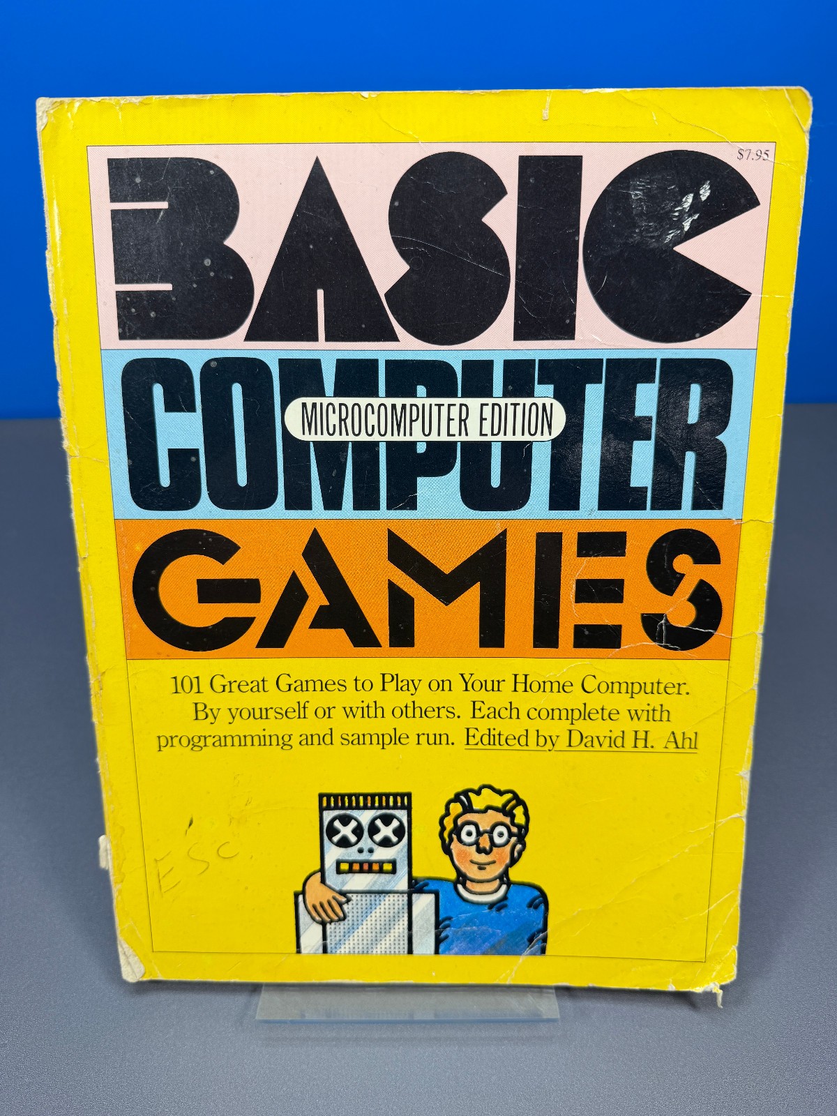 BASIC COMPUTER GAMES MICROCOMPUTER EDITION BOOK DAVID AHL VINTAGE 1978 WORKMAN
