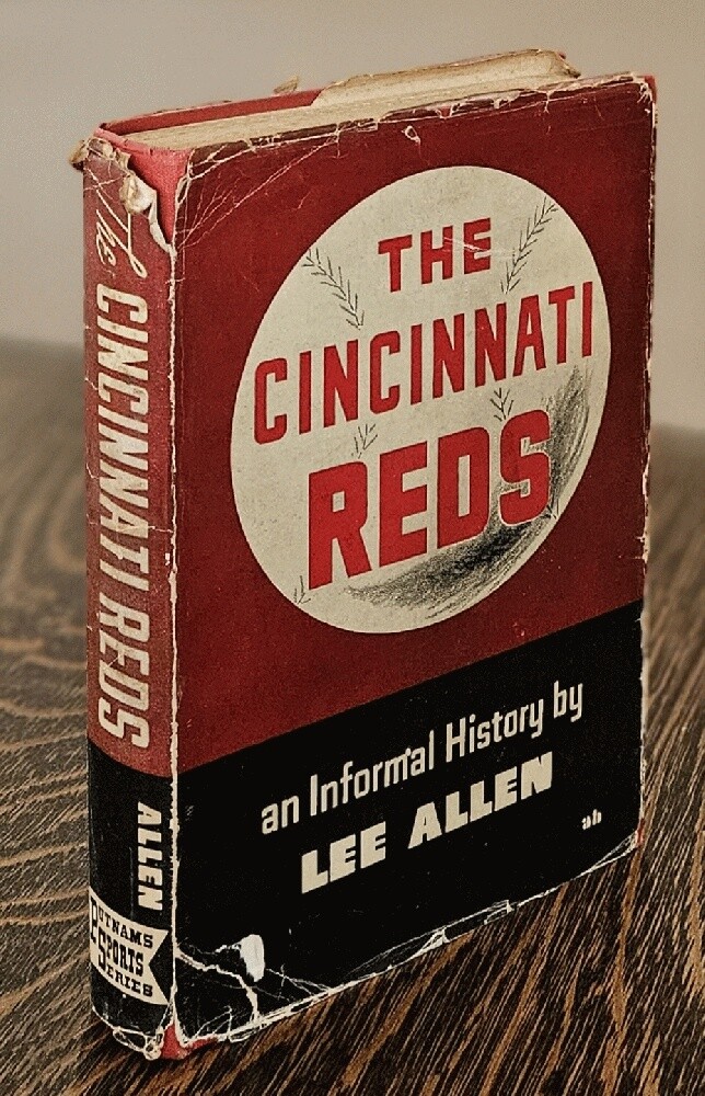 Lee Allen CINCINNATI REDS signed 1948 MLB Baseball History