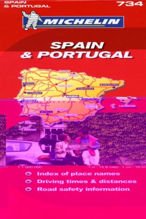 Michelin Map Spain & Portugal 734 Maps/Country Michelin Michelin