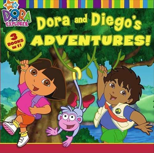Dora and Diego’s Adventures! (Dora the Explorer) – Hardcover By Various – GOOD