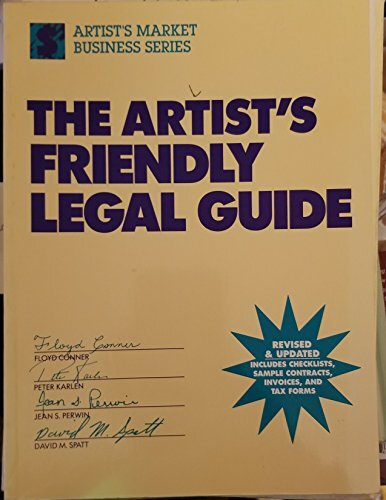 The Artists Friendly Legal Gu – Paperback – VERY GOOD