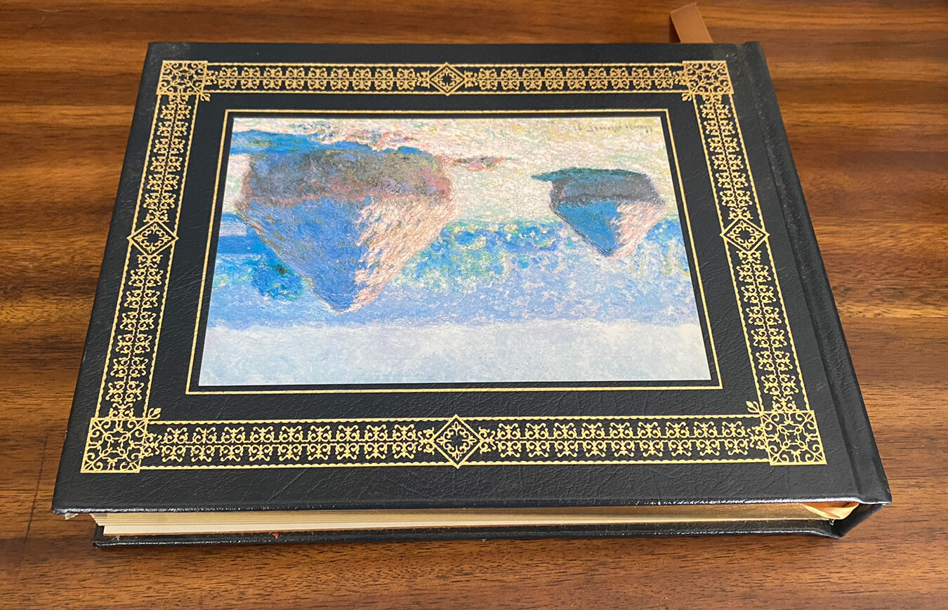 Monet by Janice Anderson (2003, Leather Bound Hardcover) FREE SHIPPING