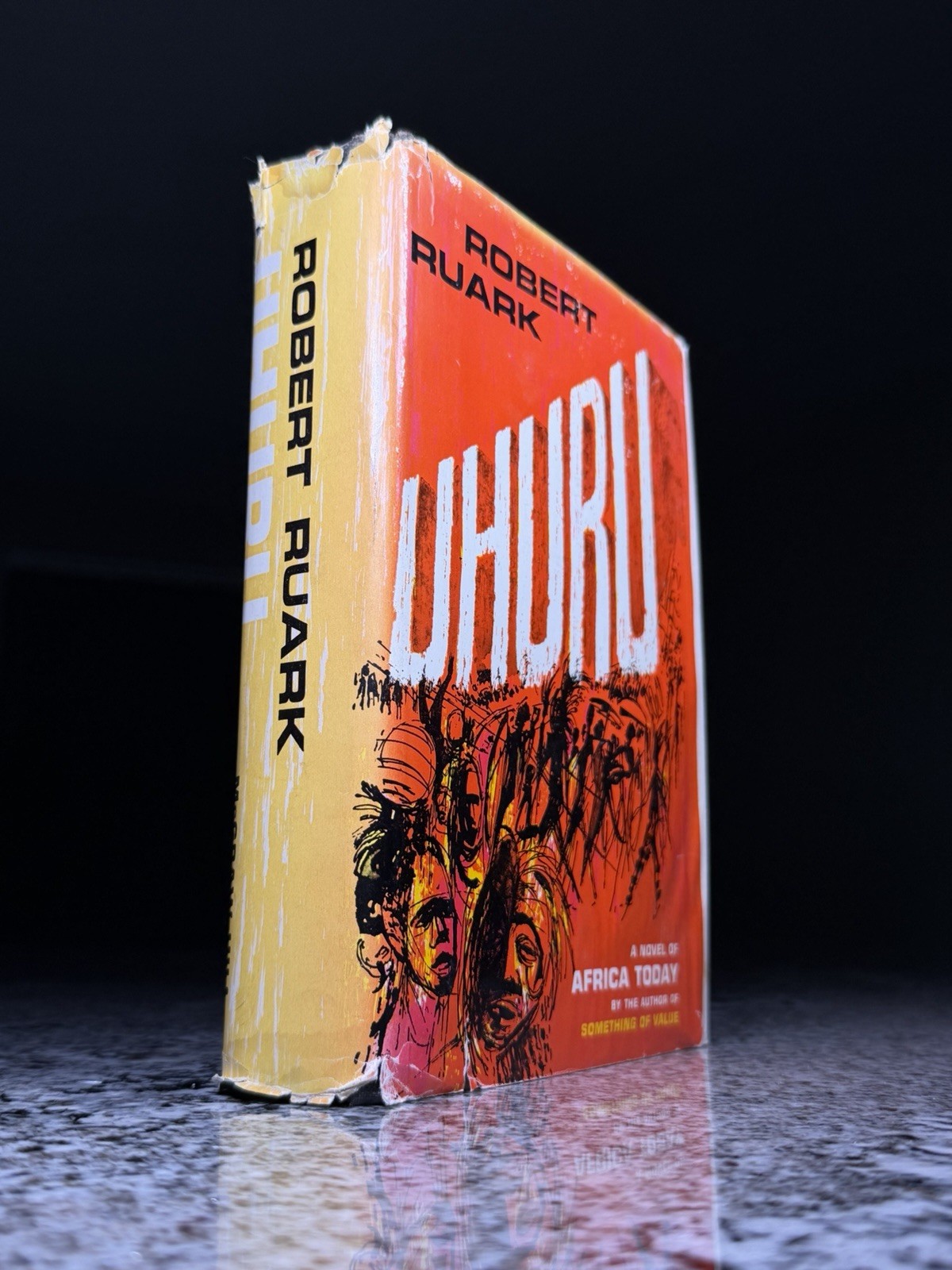 Uhuru A Novel of Africa Today Robert Ruark Vintage 1962 1st Ed 2nd Print HC/DJ