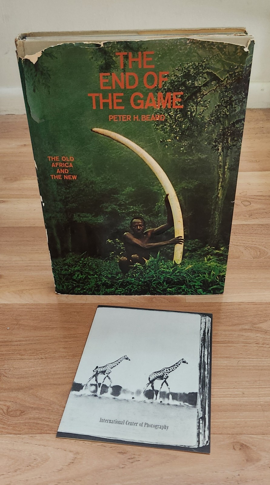 The End of the Game Peter Beard 1st Edition HC Dustjacket ICP Insert Read Detail