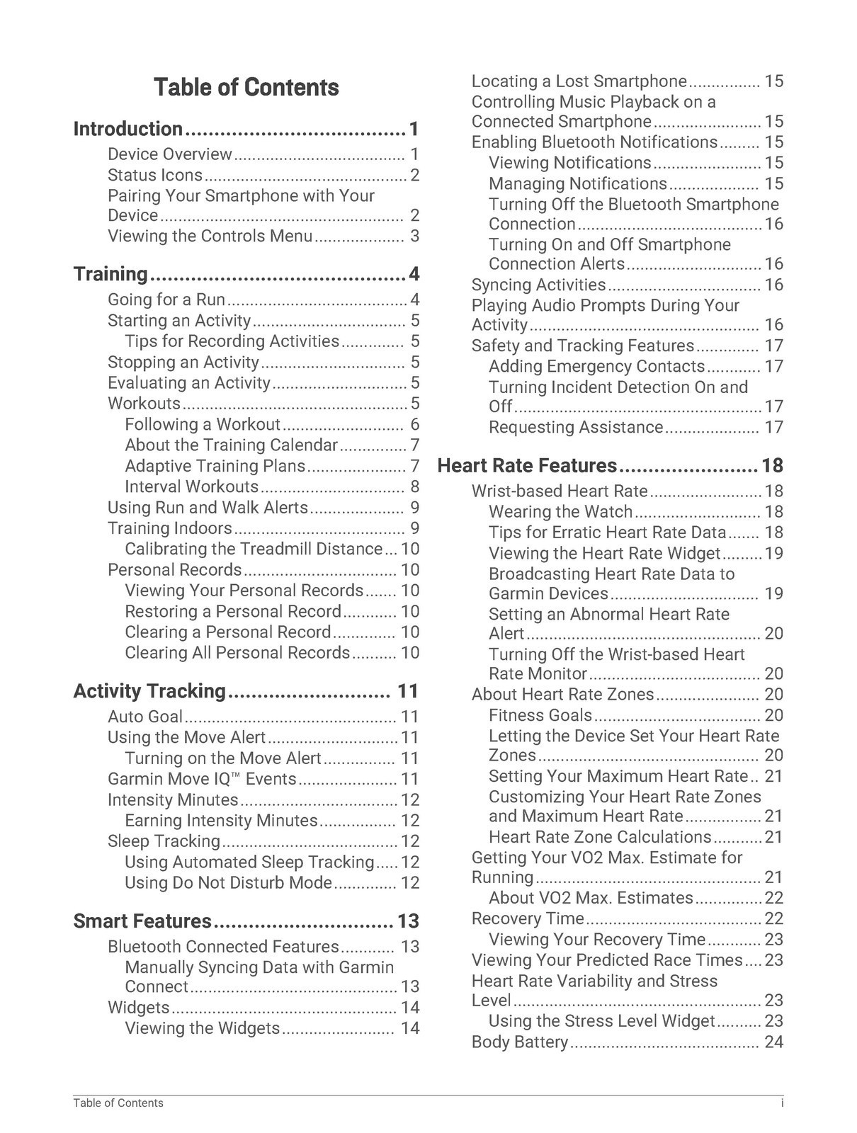 GARMIN Forerunner 45 45 Plus Owners Manual 2019 – WIRE BINDER – TOUGH JACKET