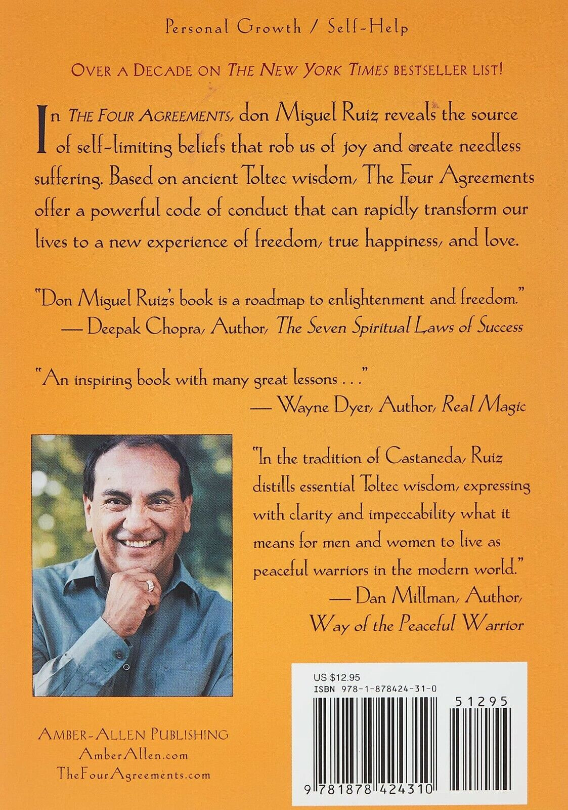 The Four Agreements: Practical Guide to Personal Freedom BRANDNEW Free Shipping