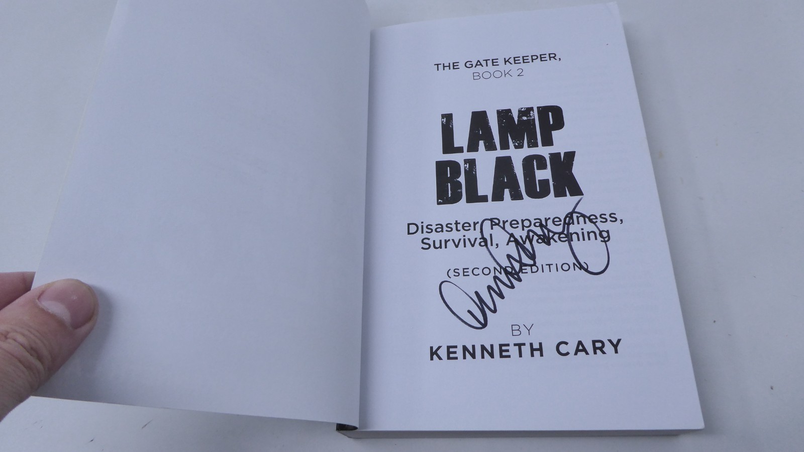 *SIGNED* Lamp Black: Second Edition by Kenneth Cary (Paperback, 2014) Gatekeeper