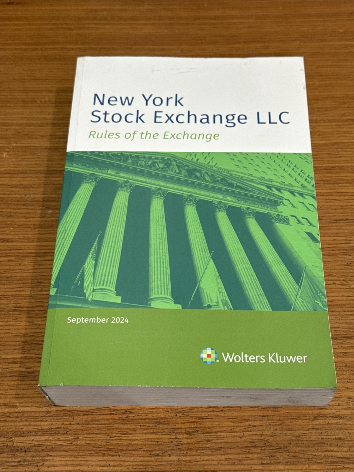 New York Stock Exchange Rules of the Exchange 2024 by Wolters Kluwer Wolters Kl