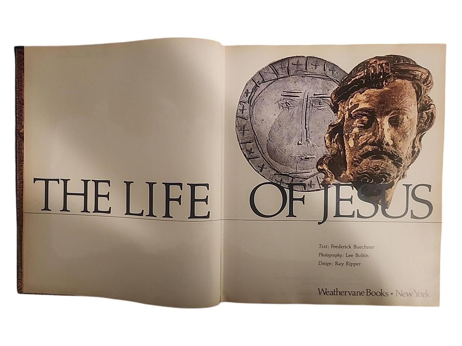 The Life Of Jesus Frederick Buechner Christian Art Photography 1974 Hardcover