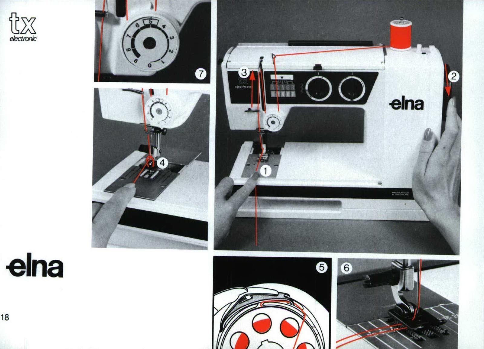 ELNA TX Electronic Sewing Machine Instruction Manual FIXED – TOUGH COVERING