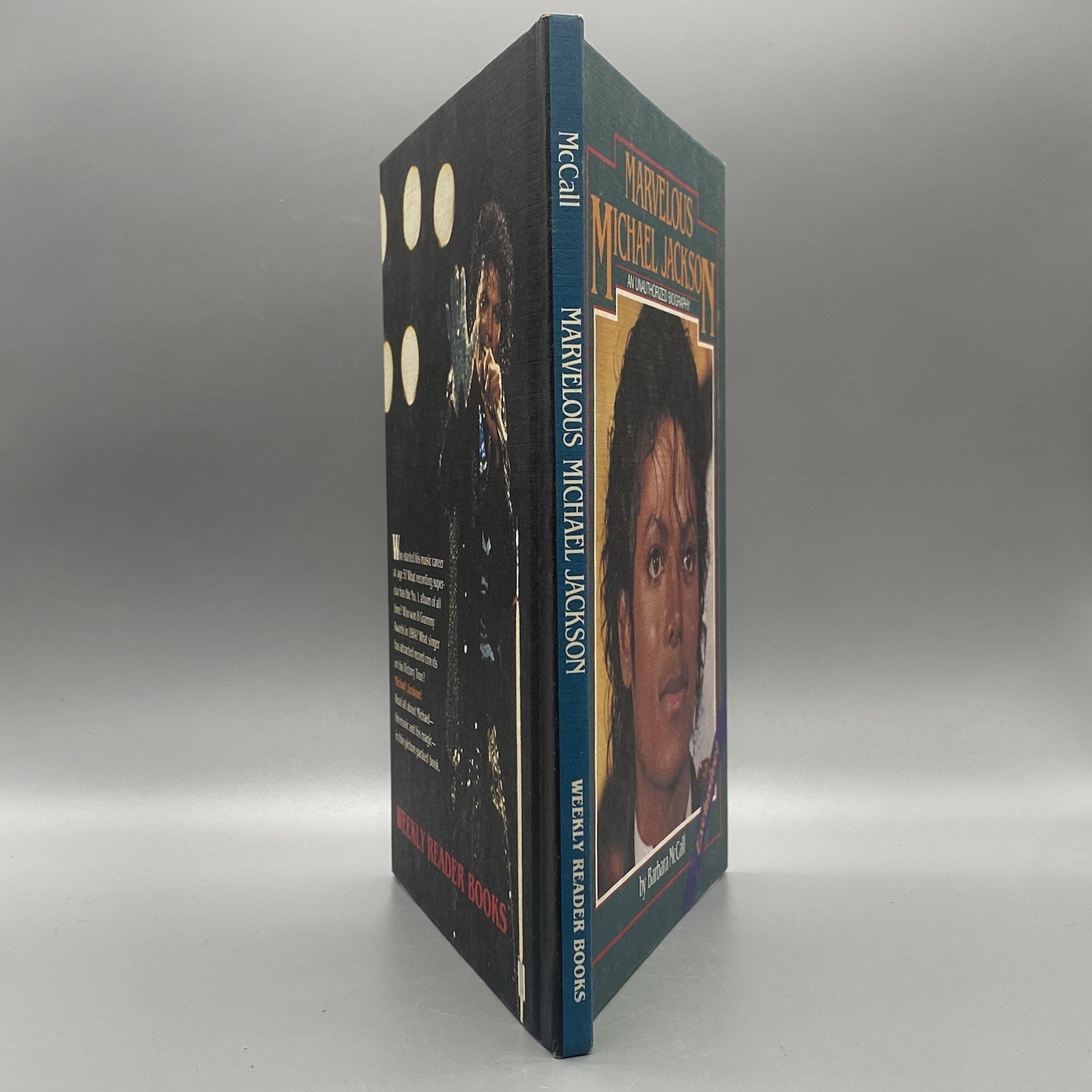 Marvelous Michael Jackson Barbara McCall 1984 Weekly Reader Hardcover Biography