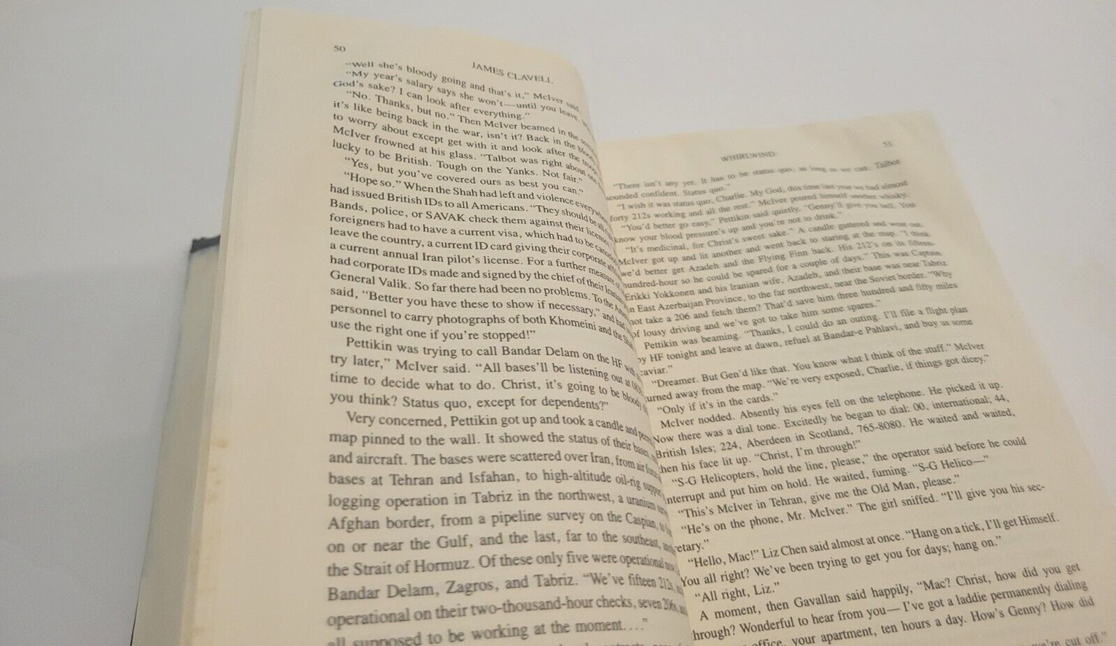 James Clavell Whirlwind First Edition Signed Hardcover No Dust Jacket READ DESC.