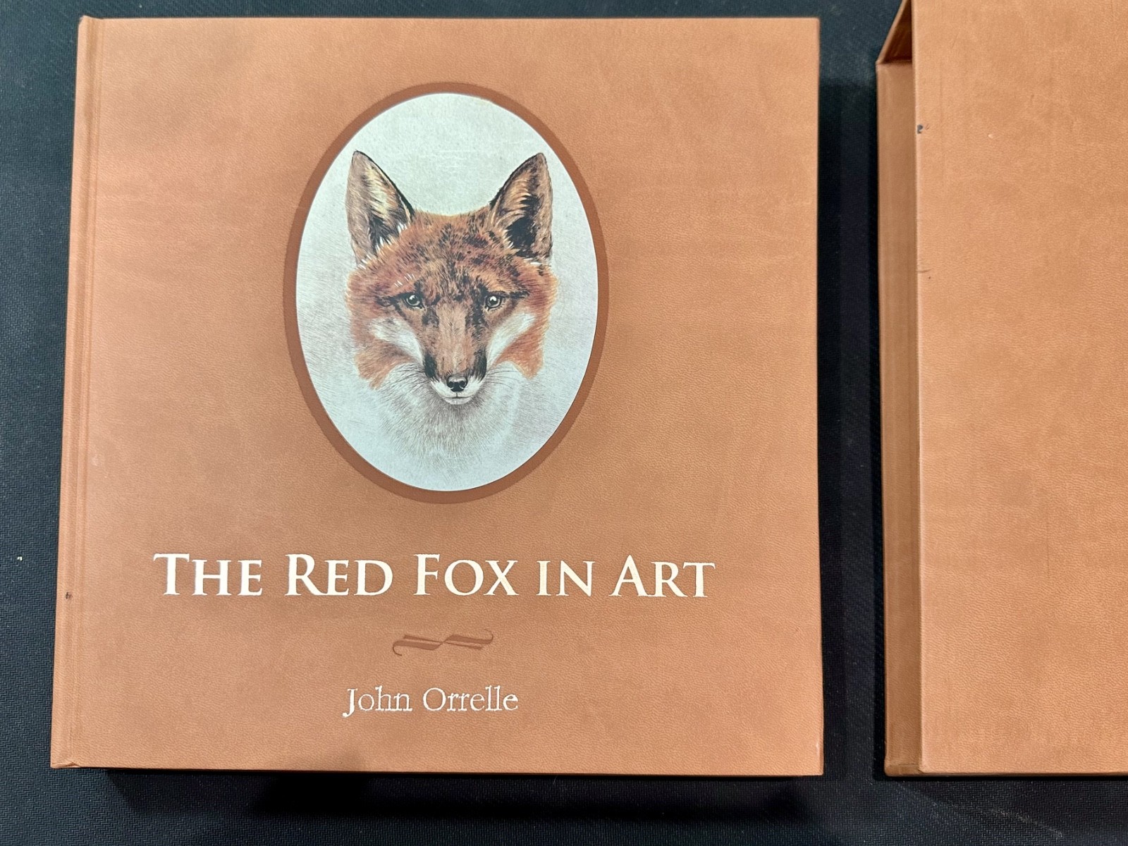 The Red Fox in Art by John Orrelle book 1st spec edition 55/100 signed leather
