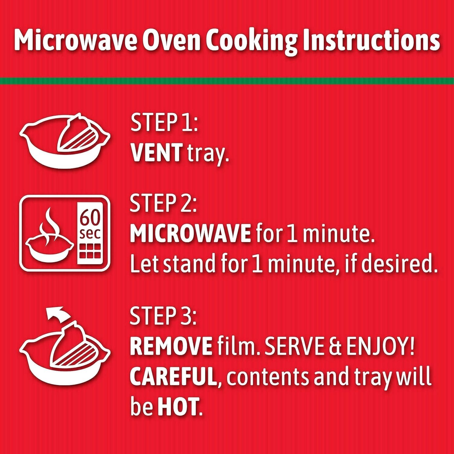 Satisfying Microwave Tray – Roast Beef & Mashed Potatoes, 6 Trays of 9 oz Each
