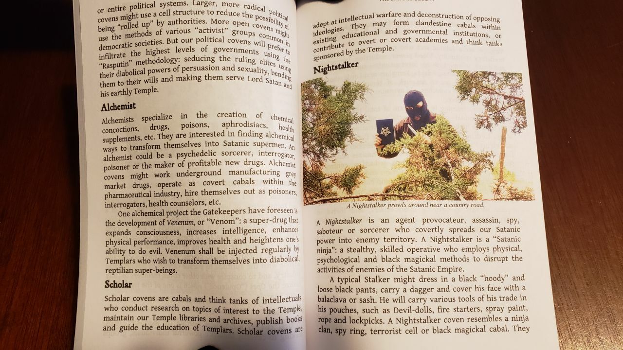 Theistic Satanic Devil Worshipping Book: Temple of Satan – Red Disciples Book
