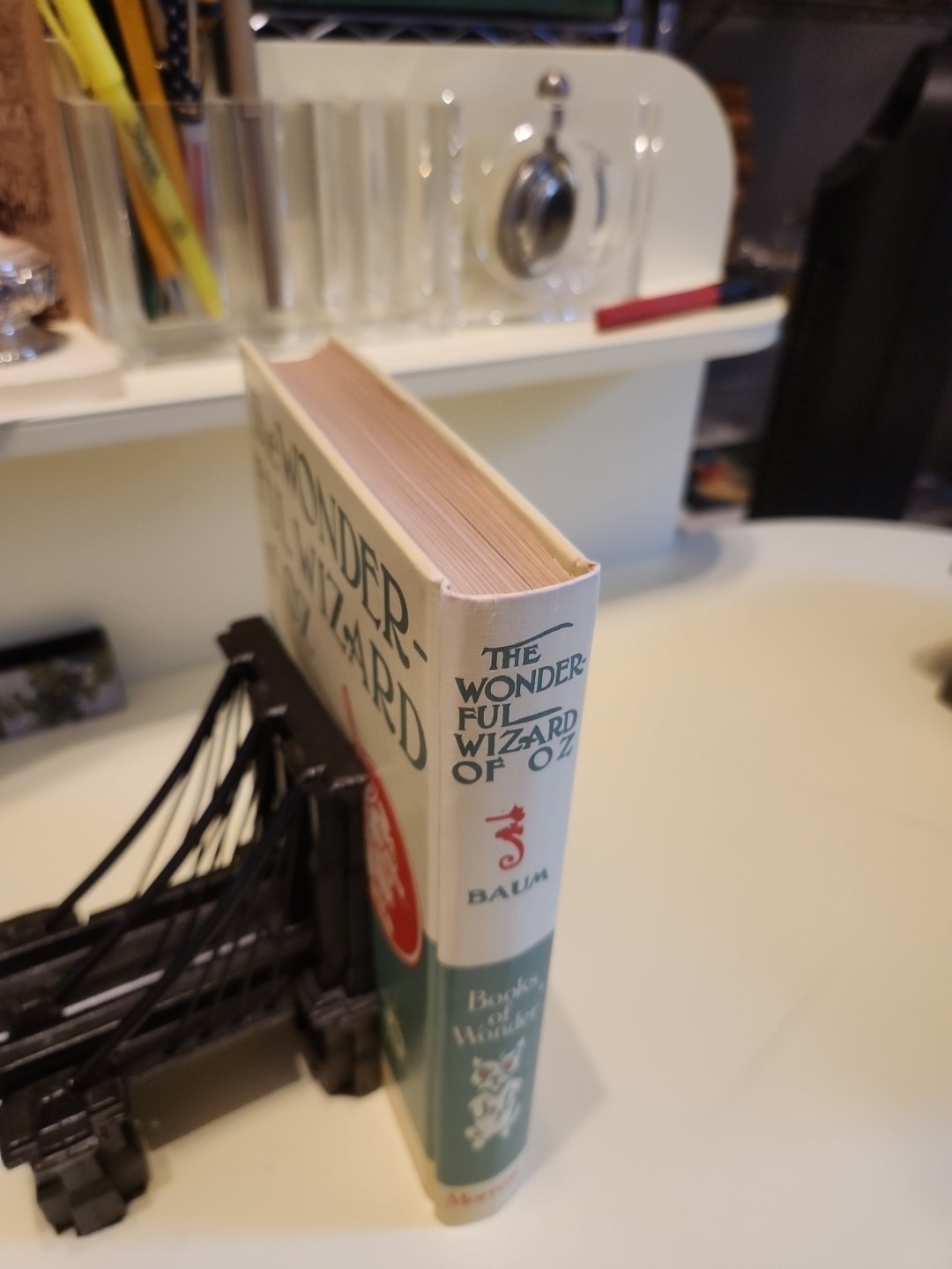 FIRST EDITION 1987 THE WONDERFUL WIZARD OF OZ VINTAGE RARE L.FRANK BAUM HC BOOK