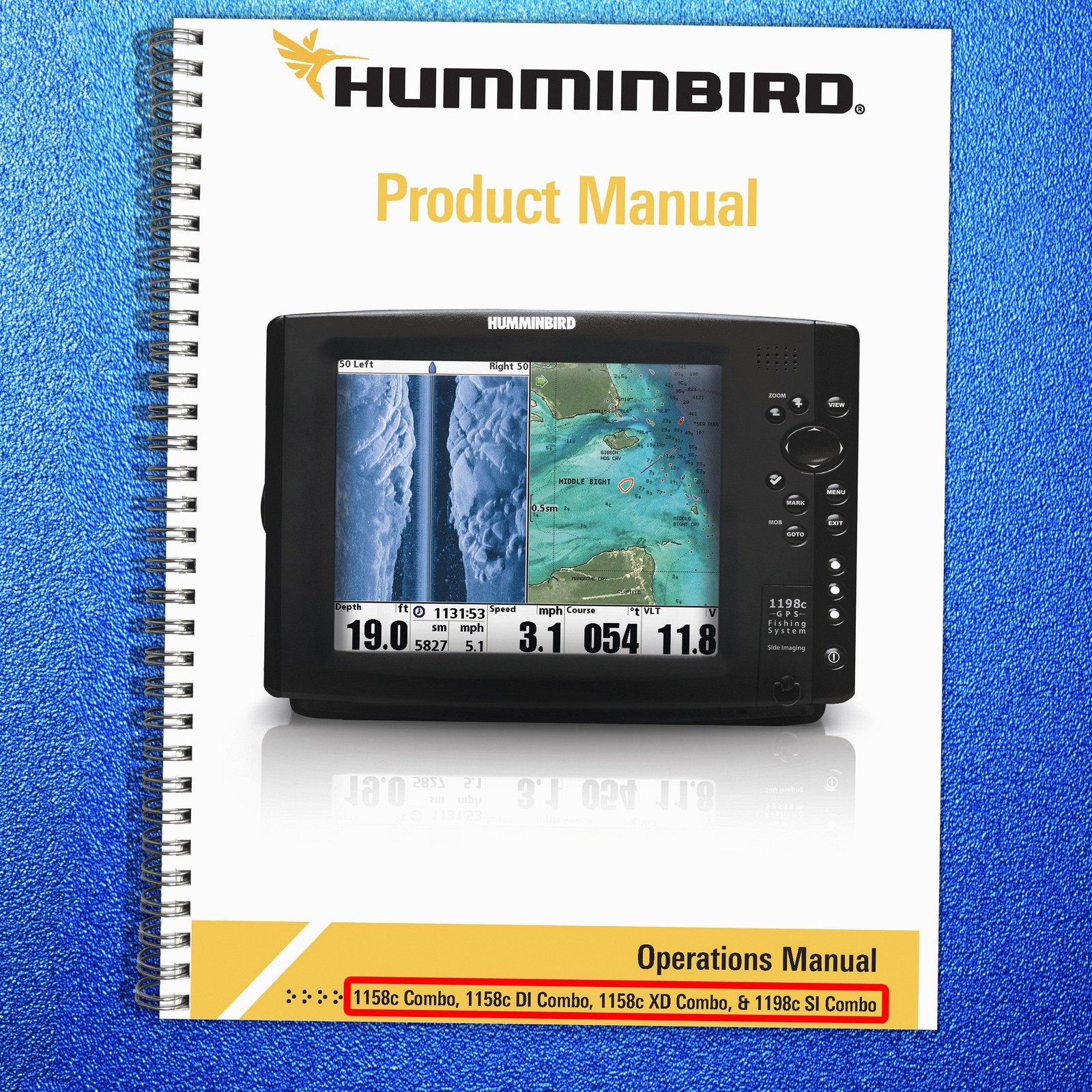 HUMMINBIRD 1100c 1158c 1158 DI XD 1198c SI User Manual – TOUGH WIRE-LOCK BINDING