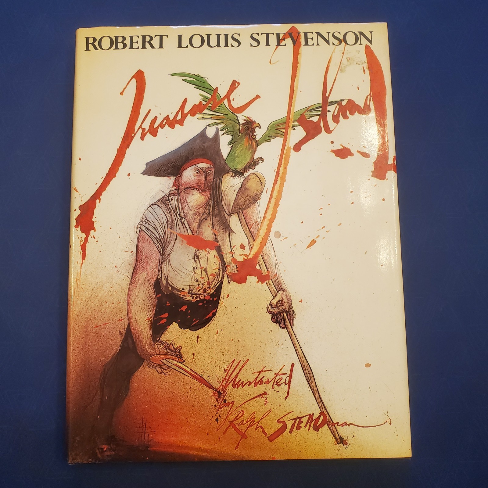 Treasure Island by Robert Louis Stevenson. Ralph Steadman 1985. HCDJ