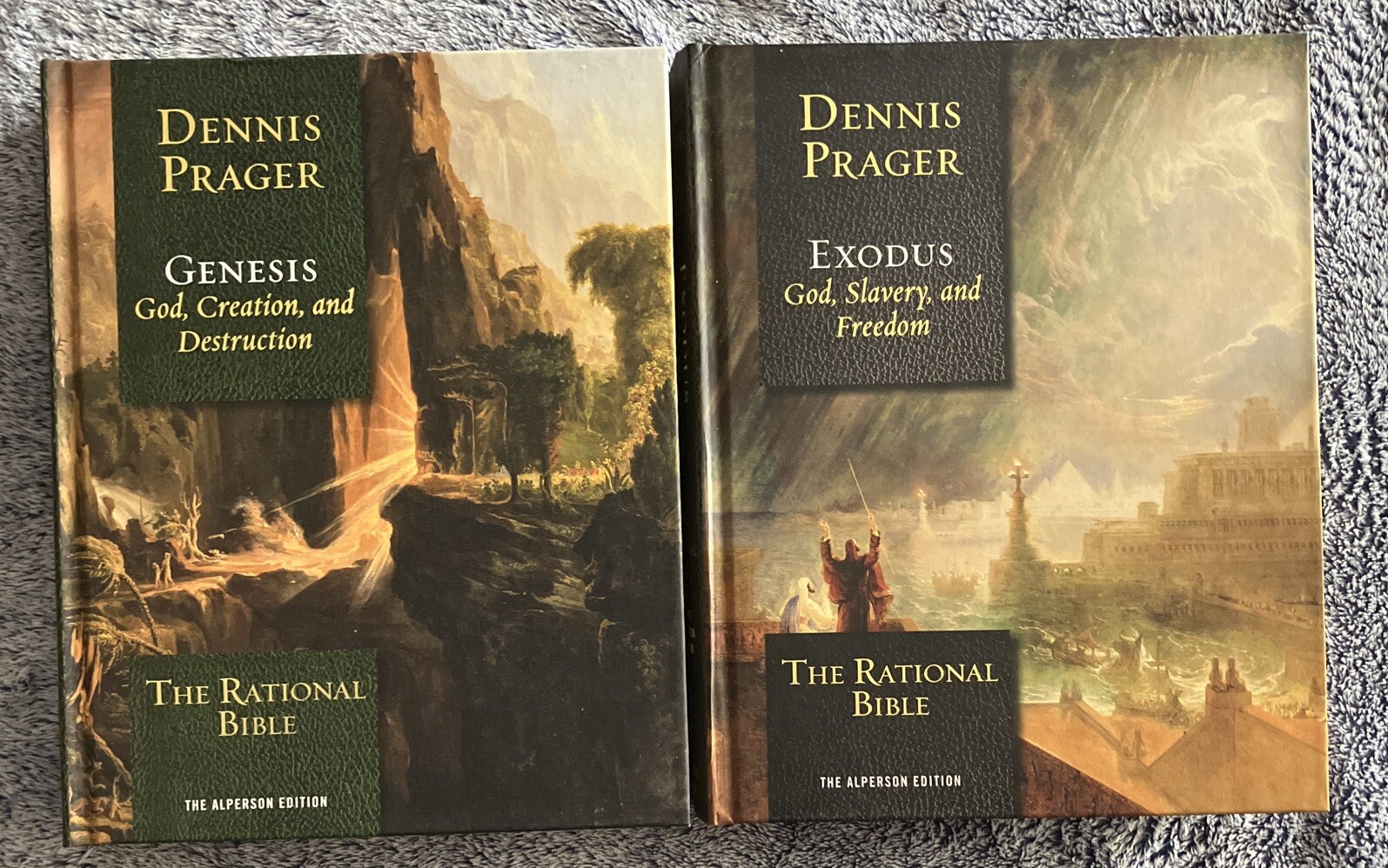 Dennis Prager, Genesis and Exodus Bundle HC. The Rational Bible. Alperson