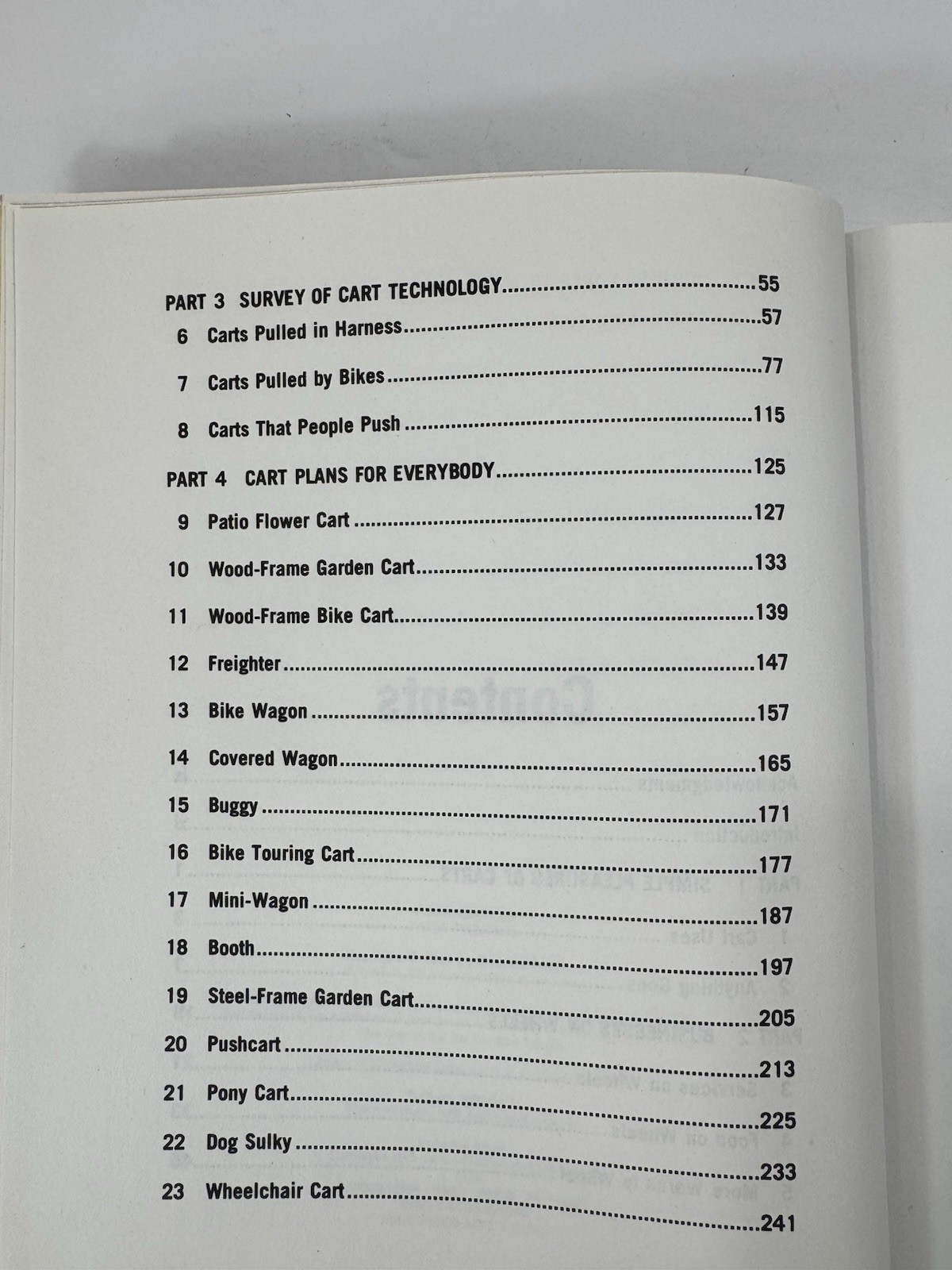The Cart Book, with Plans & Projects