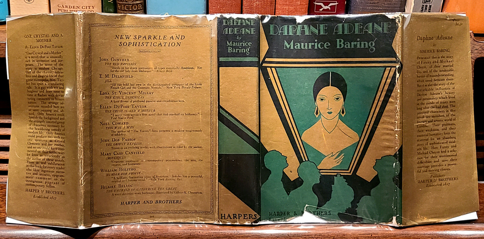 Daphne Adeane 1st DJ 1927 Maurice Baring London Society Fiction Novel