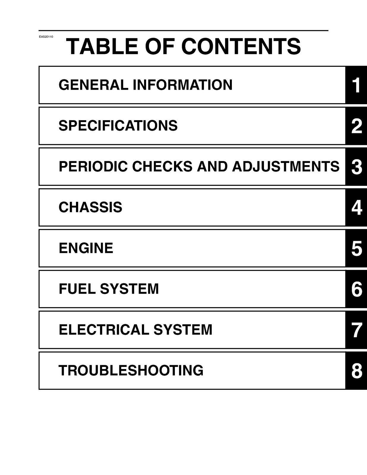 YAMAHA XV1900 Roadliner Stratoliner Service Manual 2006-2009, FOLDOUTS