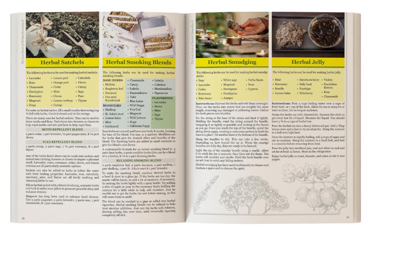 The Lost Book of Herbal Remedies II (paperback with color pictures)