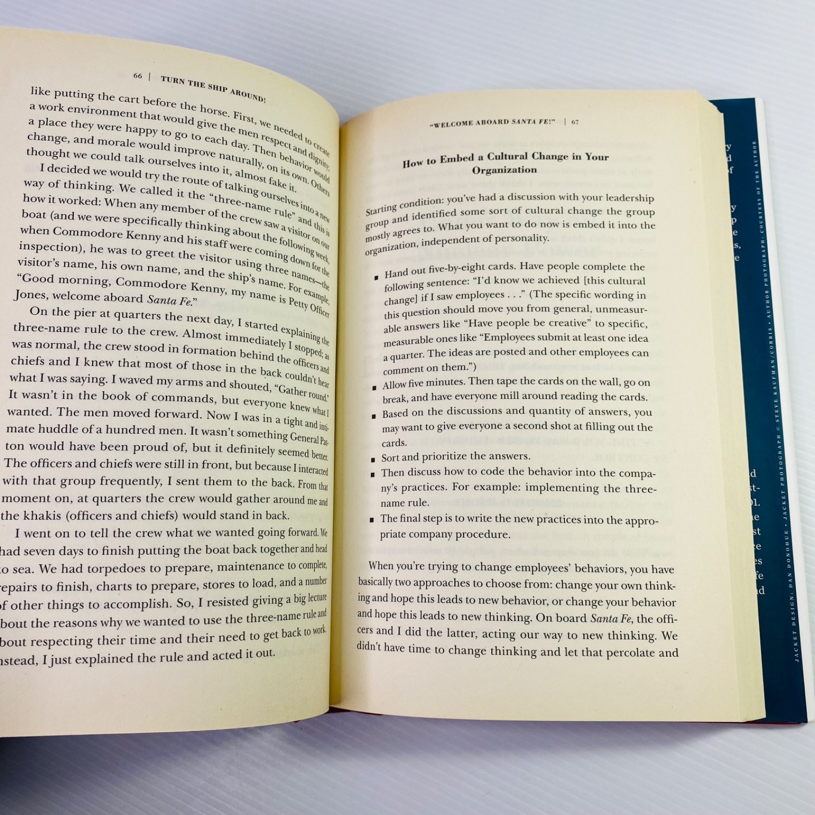 Turn the Ship Around by David Marquet True Story Followers Leaders HARDCOVER