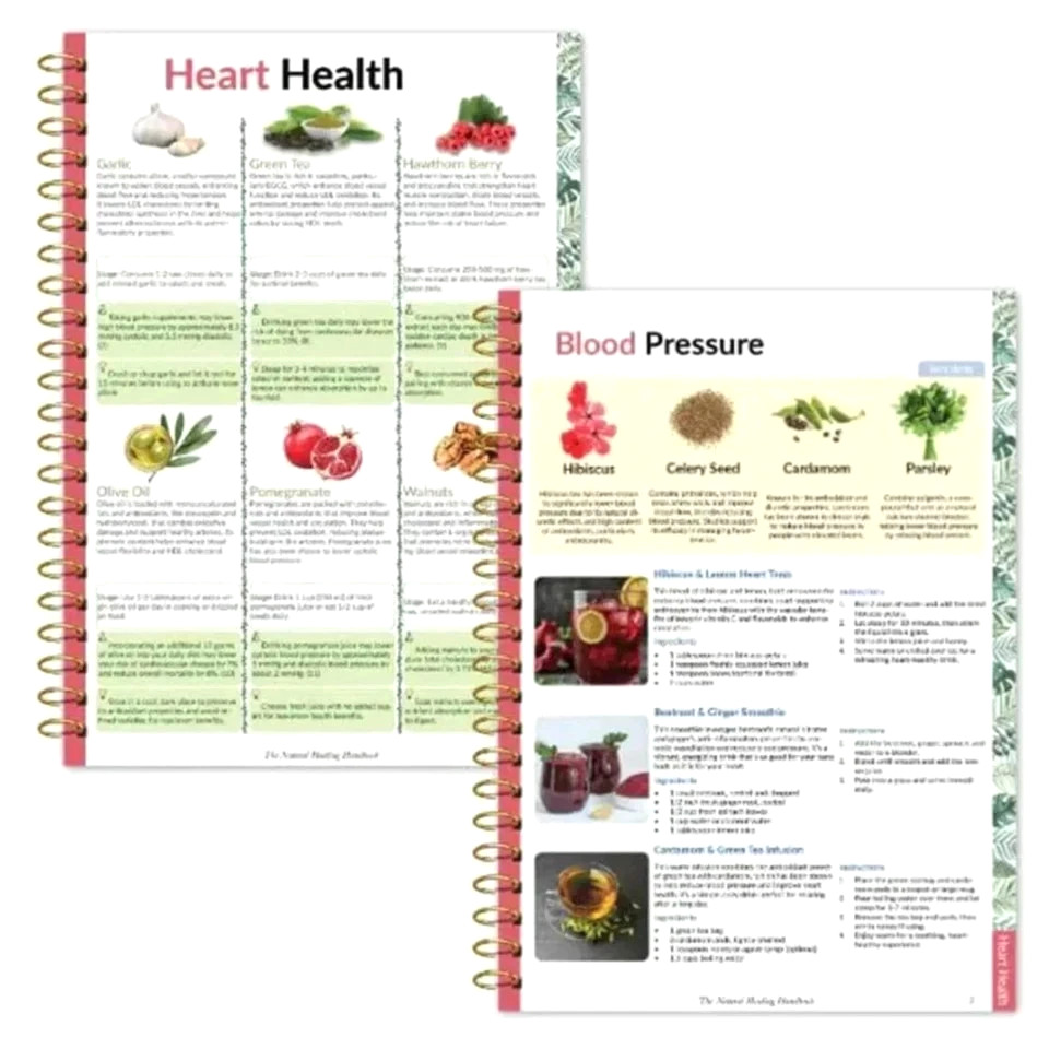 The Natural Healing Handbook Spiral Bound Guide For Herbal Remedies And Natural